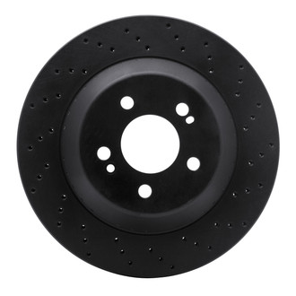 R1 Concepts® - eLINE Black Series™ Drilled 1-Piece Brake Rotor