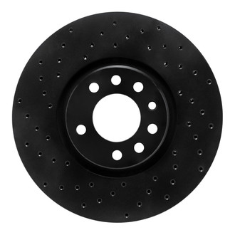 R1 Concepts® - eLINE Black Series™ Drilled 1-Piece Front Brake Rotor