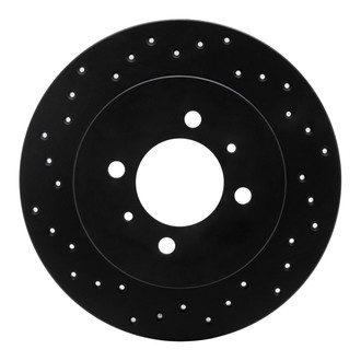 R1 Concepts® - eLINE Black Series™ Drilled 1-Piece Brake Rotor