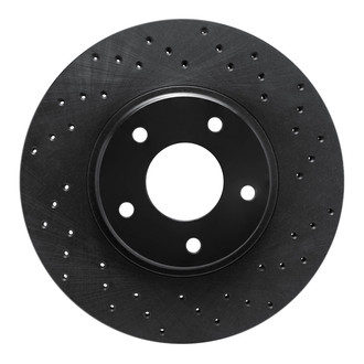 R1 Concepts® - eLINE Black Series™ Drilled 1-Piece Brake Rotor