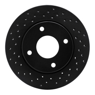 R1 Concepts® - eLINE Black Series™ Drilled 1-Piece Front Brake Rotor