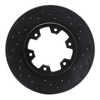 R1 Concepts® - eLINE Black Series™ Drilled 1-Piece Front Brake Rotor