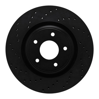 R1 Concepts® - eLINE Black Series™ Drilled 1-Piece Brake Rotor