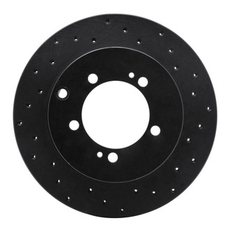 R1 Concepts® - eLINE Black Series™ Drilled 1-Piece Rear Brake Rotor