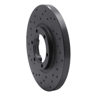 R1 Concepts® - eLINE Black Series™ Drilled 1-Piece Front Brake Rotor