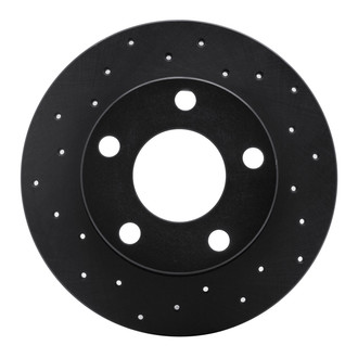 R1 Concepts® - eLINE Black Series™ Drilled 1-Piece Rear Brake Rotor
