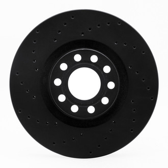 R1 Concepts® - eLINE Black Series™ Drilled 1-Piece Front Brake Rotor