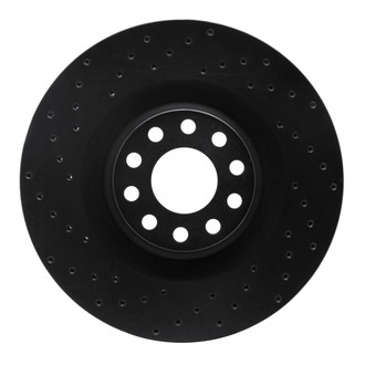 R1 Concepts® - eLINE Black Series™ Drilled 1-Piece Brake Rotor