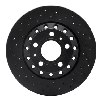 R1 Concepts® - eLINE Black Series™ Drilled 1-Piece Rear Brake Rotor