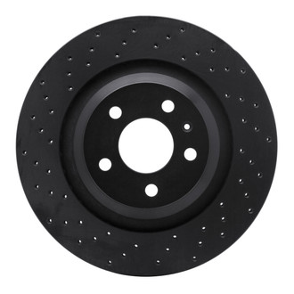 R1 Concepts® - eLINE Black Series™ Drilled 1-Piece Brake Rotor
