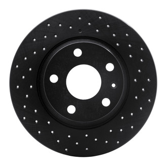 R1 Concepts® - eLINE Black Series™ Drilled 1-Piece Rear Brake Rotor