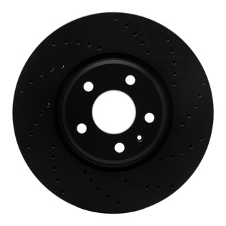 R1 Concepts® - eLINE Black Series™ Drilled 1-Piece Front Brake Rotor