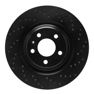 R1 Concepts® - eLINE Black Series™ Drilled 1-Piece Brake Rotor