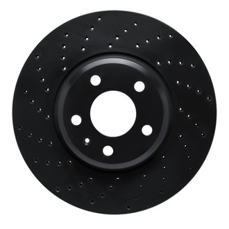 R1 Concepts® - eLINE Black Series™ Drilled 1-Piece Brake Rotor
