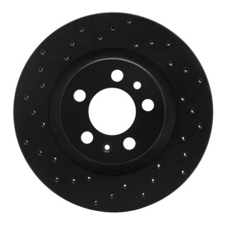 R1 Concepts® - eLINE Black Series™ Drilled 1-Piece Brake Rotor