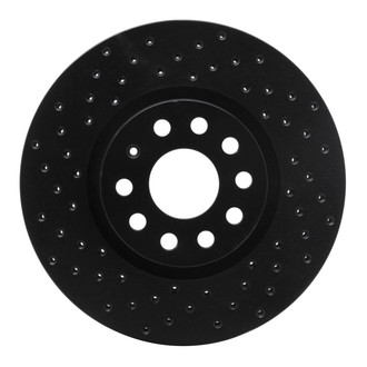 R1 Concepts® - eLINE Black Series™ Drilled 1-Piece Front Brake Rotor