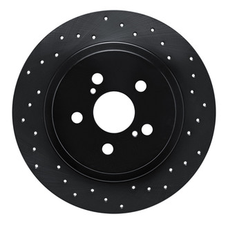 R1 Concepts® - eLINE Black Series™ Drilled 1-Piece Brake Rotor
