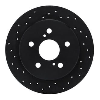 R1 Concepts® - eLINE Black Series™ Drilled 1-Piece Rear Brake Rotor
