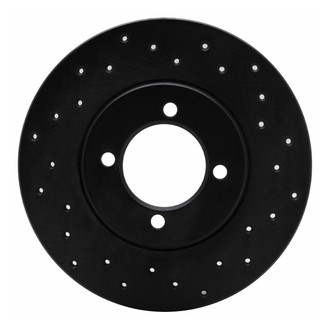 R1 Concepts® - eLINE Black Series™ Drilled 1-Piece Front Brake Rotor