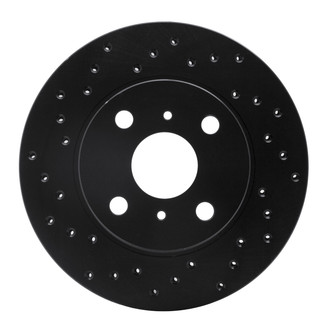 R1 Concepts® - eLINE Black Series™ Drilled 1-Piece Brake Rotor