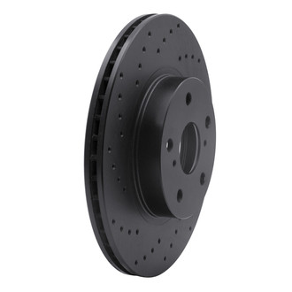 R1 Concepts® - eLINE Black Series™ Drilled 1-Piece Brake Rotor