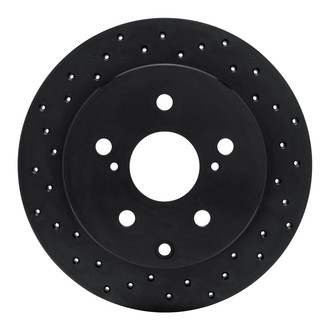 R1 Concepts® - eLINE Black Series™ Drilled 1-Piece Brake Rotor