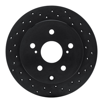 R1 Concepts® - eLINE Black Series™ Drilled 1-Piece Brake Rotor