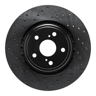 R1 Concepts® - eLINE Black Series™ Drilled 1-Piece Brake Rotor