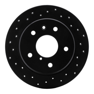 R1 Concepts® - eLINE Black Series™ Drilled 1-Piece Brake Rotor