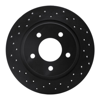 R1 Concepts® - eLINE Black Series™ Drilled 1-Piece Brake Rotor