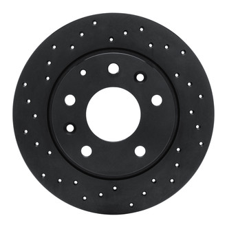 R1 Concepts® - eLINE Black Series™ Drilled 1-Piece Brake Rotor