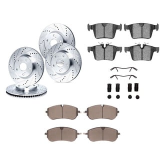 R1 Concepts® - Drilled and Slotted Disc Brake Rotor Set Kit