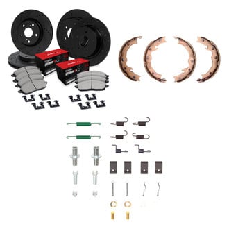 R1 Concepts® - Drilled and Slotted Brake Kit with Optimum OE Pads Kit