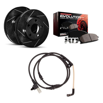 R1 Concepts® - Slotted Disc Brake Rotor Set Kit