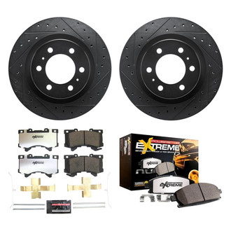R1 Concepts® - eLINE Series Drilled & Slotted Brake Rotors Kit
