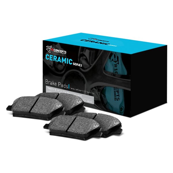 For 12-2007 Mazda CX-9 R1 Concepts Front Rear Low Dust Ceramic Brake Pads 