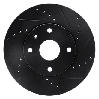 R1 Concepts® - eLINE™ Drilled and Slotted 1-Piece Front Passenger Side Brake Rotor