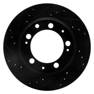 R1 Concepts® - eLINE™ Drilled and Slotted 1-Piece Rear Brake Rotor