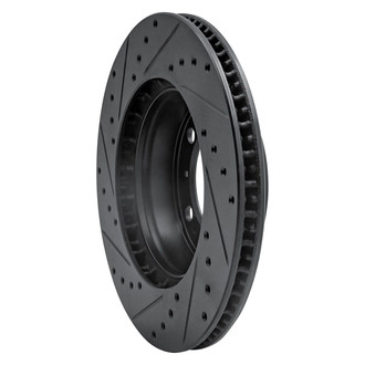 R1 Concepts® - eLINE™ Drilled and Slotted 1-Piece Front Passenger Side Brake Rotor