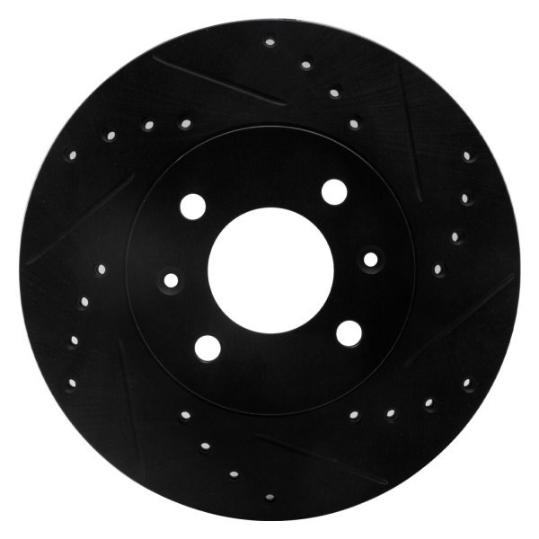 R1 Concepts® - eLINE™ Drilled and Slotted 1-Piece Front Brake Rotor