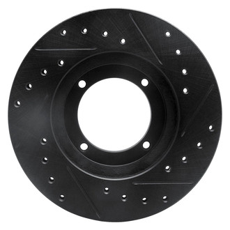 R1 Concepts® - eLINE™ Drilled and Slotted 1-Piece Front Brake Rotor
