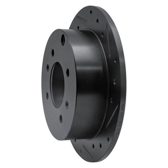 R1 Concepts® - eLINE™ Drilled and Slotted 1-Piece Rear Passenger Side Brake Rotor