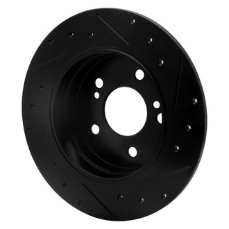 R1 Concepts® - eLINE™ Drilled and Slotted 1-Piece Front Driver Side Brake Rotor