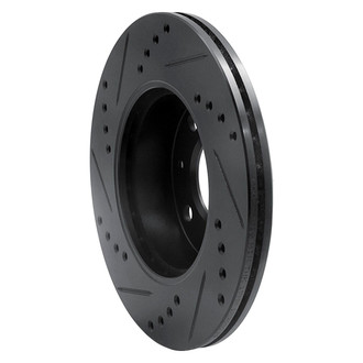 R1 Concepts® - eLINE™ Drilled and Slotted 1-Piece Front Passenger Side Brake Rotor