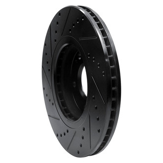 R1 Concepts® - eLINE™ Drilled and Slotted 1-Piece Front Passenger Side Brake Rotor