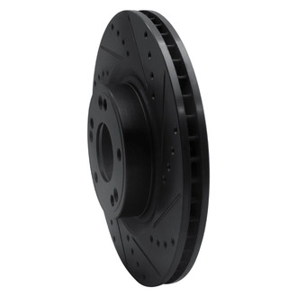 R1 Concepts® - eLINE™ Drilled and Slotted 1-Piece Front Passenger Side Brake Rotor