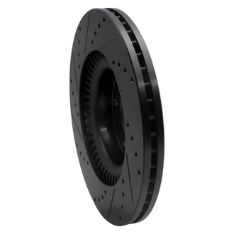 R1 Concepts® - eLINE™ Drilled and Slotted 1-Piece Front Passenger Side Brake Rotor