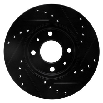 R1 Concepts® - eLINE™ Drilled and Slotted 1-Piece Front Driver Side Brake Rotor