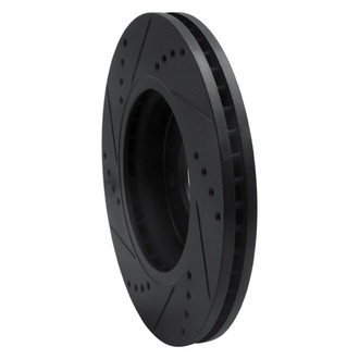 R1 Concepts® - eLINE™ Drilled and Slotted 1-Piece Front Passenger Side Brake Rotor