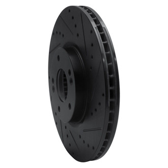 R1 Concepts® - eLINE™ Drilled and Slotted 1-Piece Front Passenger Side Brake Rotor